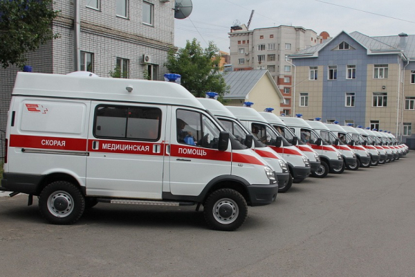 Алтайский край получил 23 новые машины скорой помощи 